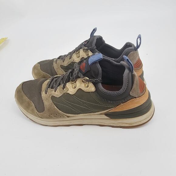 Merrell Men's Alpine 83 Sneaker Recraft Hiking Shoe Olive Green Size 12 - Picture 3 of 9